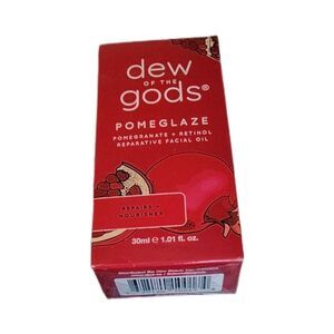 New~DEW OF THE GODS POMEGLAZE Pomegranite & Retinol Repairative Facial Oil
